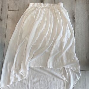 Talula White High-Low Skirt